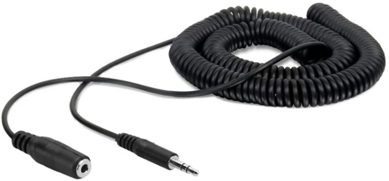 Powertech Καλώδιο 3.5mm Αρσενικό Σε Θηλυκό Cab-j046, 3 Pin, 5m, Μαύρο