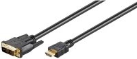 Goobay Καλώδιο Dvi-d Σε Hdmi 51580, 2m, Μαύρο