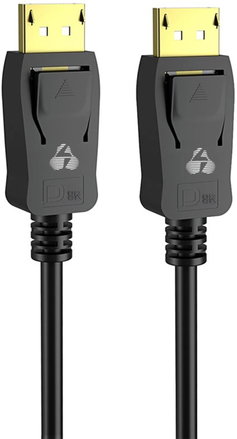 Powertech Καλώδιο Displayport 1.4v Cab-dp052, Copper, 8k, 5m, Μαύρο