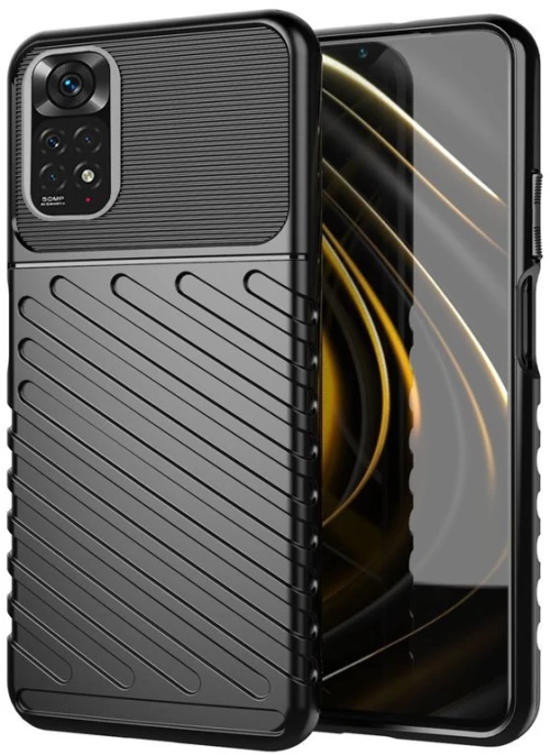 Powertech Θήκη Thunder Mob-1737 Για Xiaomi Note 11 5g/m4 Pro 5g, Μαύρη