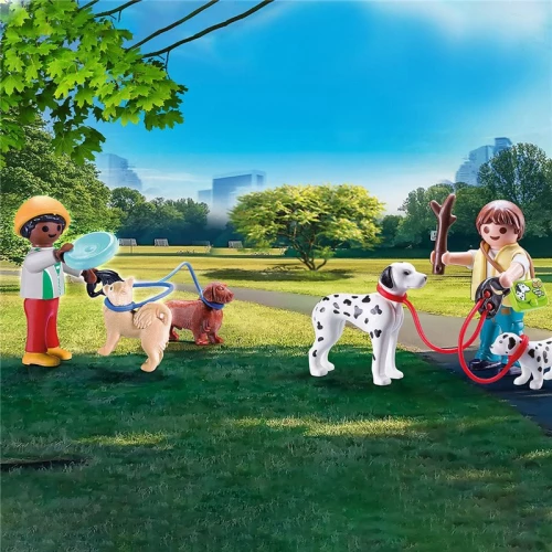 Playmobil Βαλιτσάκι Βόλτα Με Σκυλάκια