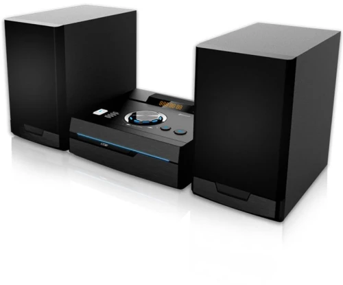 Nod Stage 50w Mini Hi-fi System With Cd,usb, Bluetooth, Fm And Blue Led