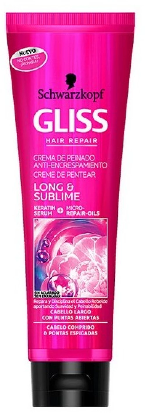 Διορθωτής Της Ψαλίδας Gliss Long & Sublime Schwarzkopf (100 Ml)