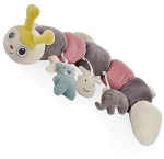 Λούτρινο Παιχνίδι-δραστηριοτήτων Baby Jem Caterpillar (ροζ)
