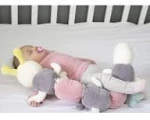 Λούτρινο Παιχνίδι-δραστηριοτήτων Baby Jem Caterpillar (ροζ)