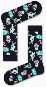 Vtex Socks Unisex Κάλτσες Μαύρες με Αγάλματα