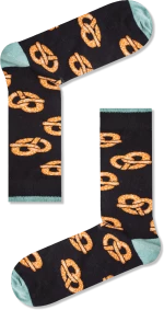 Vtex Socks Unisex Μαύρες Κάλτσες Pretzel
