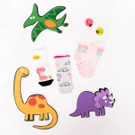 Vtex Socks Παιδικές Κάλτσες Σετ "Dino Girl"