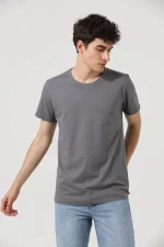Vtex Socks Ανδρικό T-shirt Γκρι