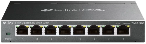 TP-LINK Easy Smart Switch TL-SG108E, 8-port 10/100/1000Mbps, Ver 6.0