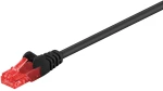 GOOBAY καλώδιο U/UTP CAT6 95596, CCA, AWG 24/7, 1.5m, μαύρο