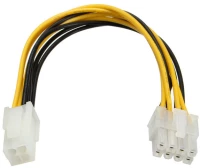 POWERTECH καλώδιο για MB 4pin θηλυκό σε 8pin αρσενικό CAB-W007, 20cm