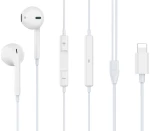 CELEBRAT earphones με μικρόφωνο G17  Lightning  1.2m  λευκά