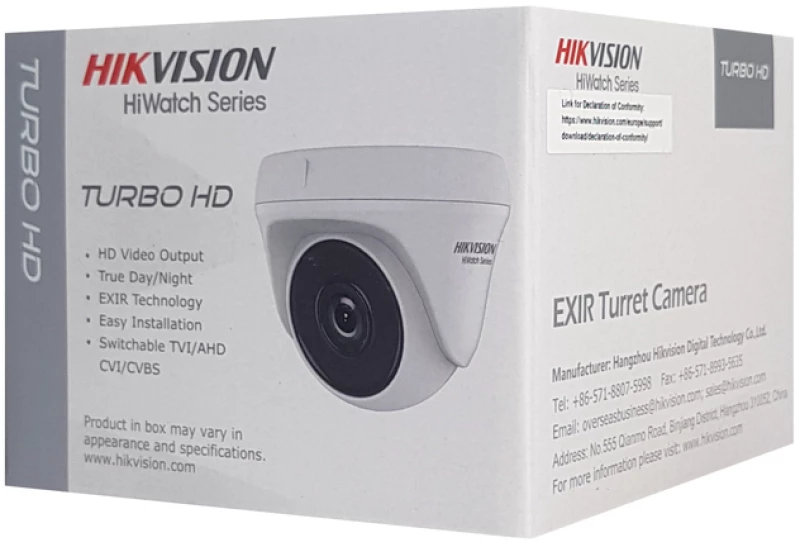 HIKVISION υβριδική κάμερα HiWatch HWT-T120-P  2.8mm  2MP