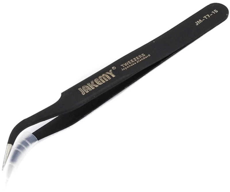 JAKEMY τσιμπίδα JM-T7-15  ανοξείδωτη  SUS201  123mm  κυρτή
