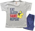 Καλοκαιρινές Πυτζάμες Eat-Sleep-Game Nina Club 156 Γκρι