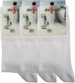 Γυναικείες Κάλτσες Design 3Pack Λευκό
