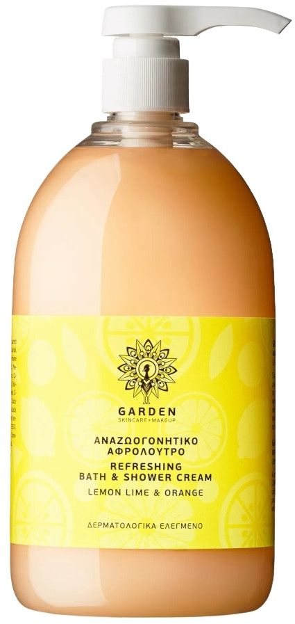 Garden | Αναζωογονητικό Αφρόλουτρο Lemon Lime & Orange | 1lt