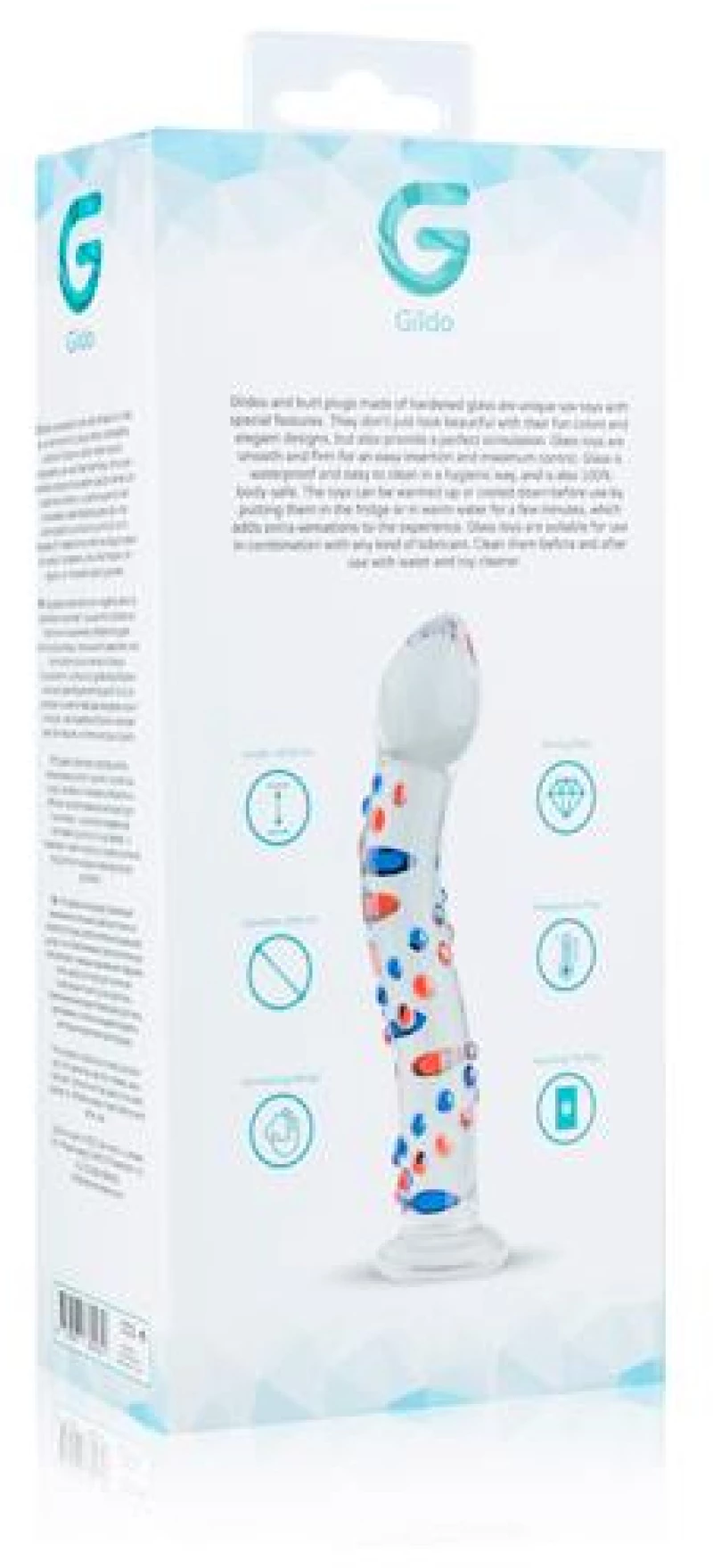GILDO GLASS DILDO No.3 18.5cm