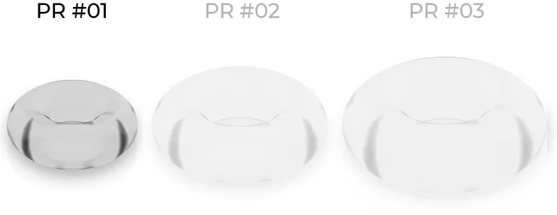 POWERING SUPER FLEXIBLE RESISTANT RING CLEAR 3.5cm