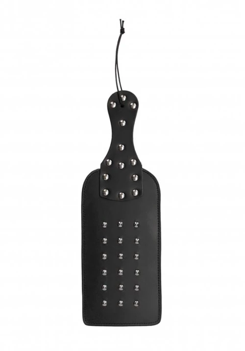 OUCH! STUDDED PADDLE BLACK