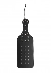 OUCH! STUDDED PADDLE BLACK