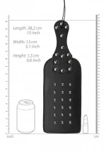 OUCH! STUDDED PADDLE BLACK
