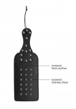 OUCH! STUDDED PADDLE BLACK