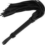 DARKNESS LEATHER BLACK FLOGGER 42cm