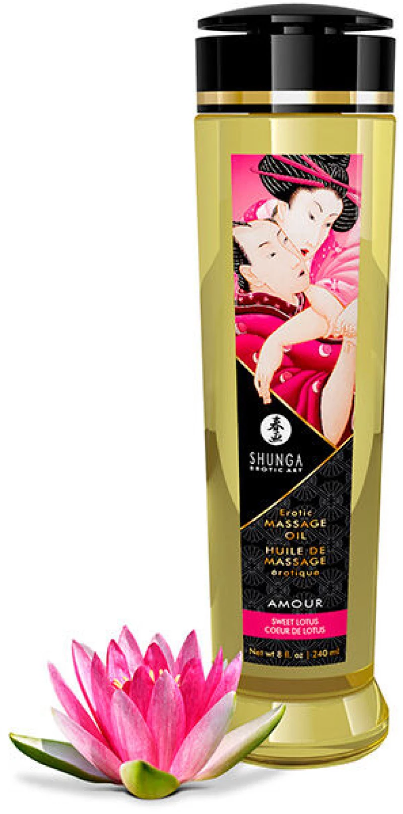 SHUNGA EROTIC MASSAGE OIL AMOUR SWEET LOTUS 240ml