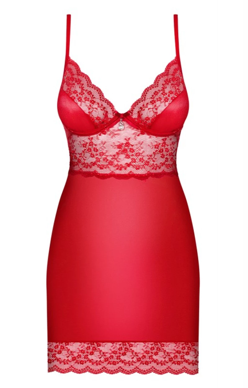 OBSESSIVE LOVICA CHEMISE RED