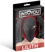 INTOYOU BDSM LINE LILITH INCOGNITO MASK WITH OPENING IN THE EYES BLACK
