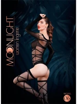 MOONLIGHT BODYSTOCKING MODEL 06 ONE SIZE BLACK