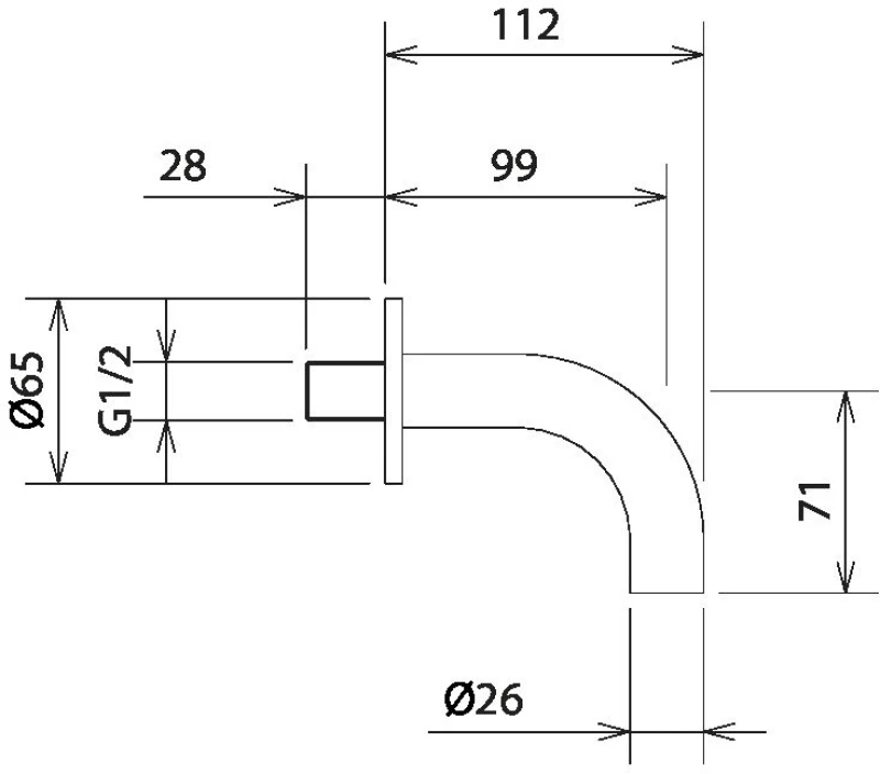 Almar 12144/10 Inox Finish - Στομιο