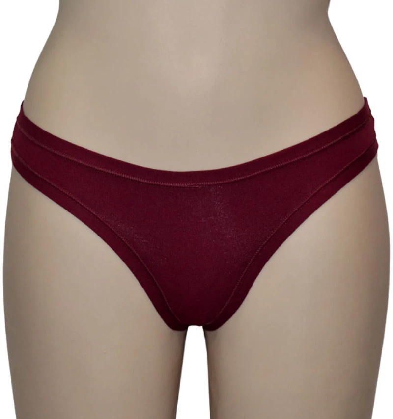 Elite Σλιπ String Βαμβακερό σε Trendy Χρώματα Μόδας Λευκό