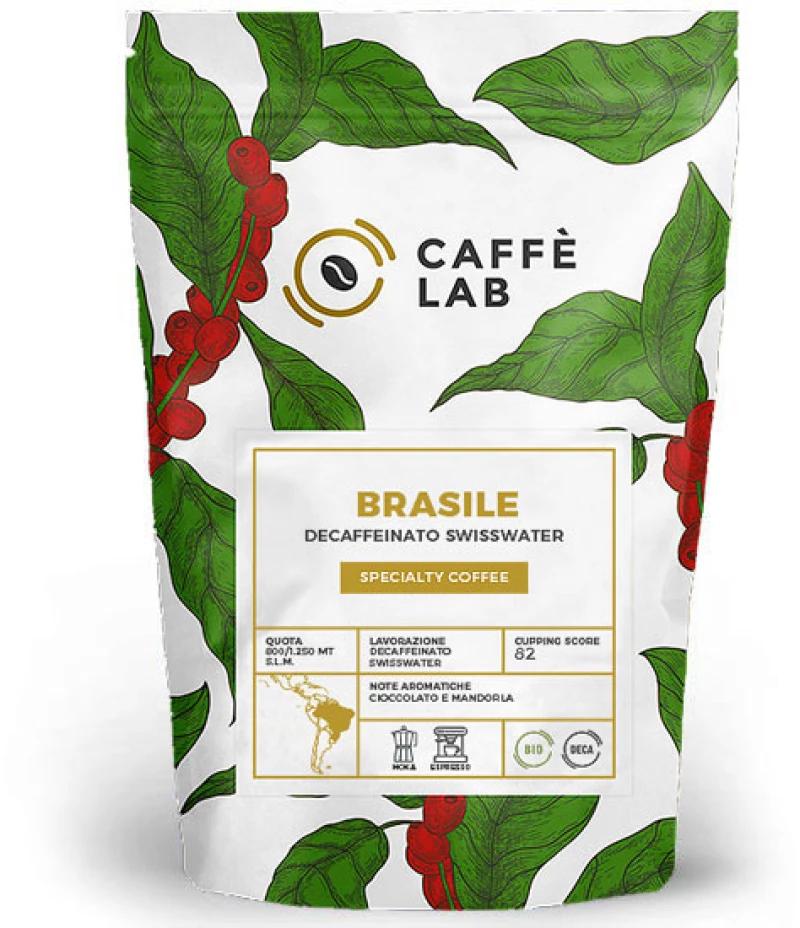 Καφές Espresso Caffè Lab Brasile Decaffeinato Swisswater 250g σε κόκκους