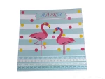 Προσκλητήριο Βάπτισης Flamingo