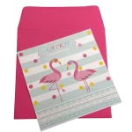 Προσκλητήριο Βάπτισης Flamingo