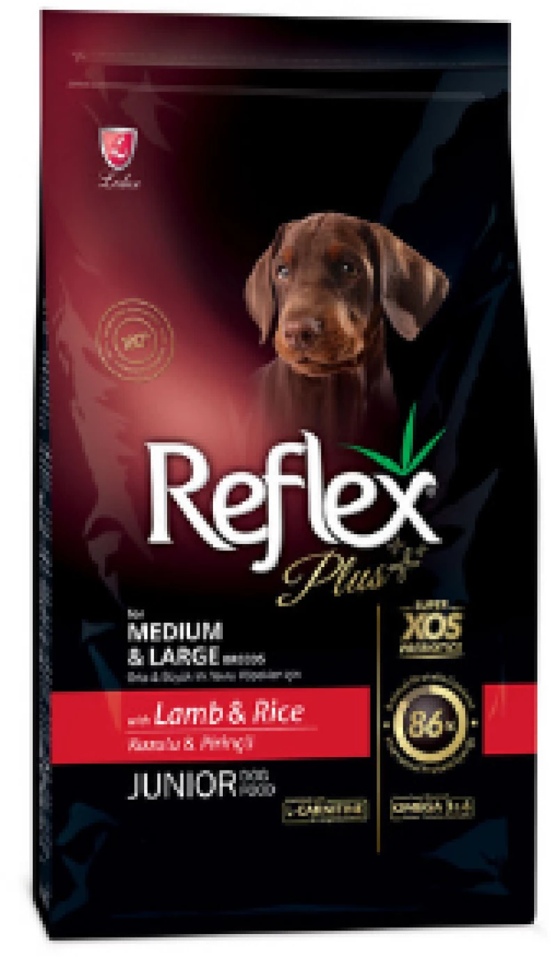 REFLEX PLUS MEDIUM/LARGE JUNIOR LAMB 3kg