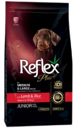 REFLEX PLUS MEDIUM/LARGE JUNIOR LAMB 3kg