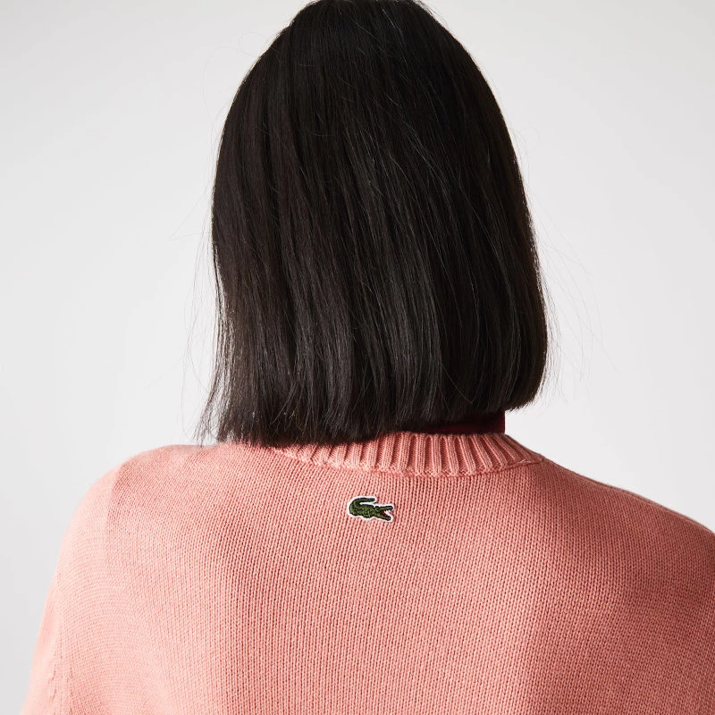 Μπλούζα γυναικεία πλεκτή Lacoste “Lettered”