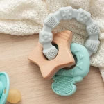 Μασητικό Kiokids Σιλικόνης 7cm Mint