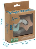 Μασητικό Kiokids Σιλικόνης 7cm Mint