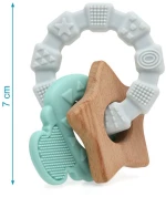 Μασητικό Kiokids Σιλικόνης 7cm Mint