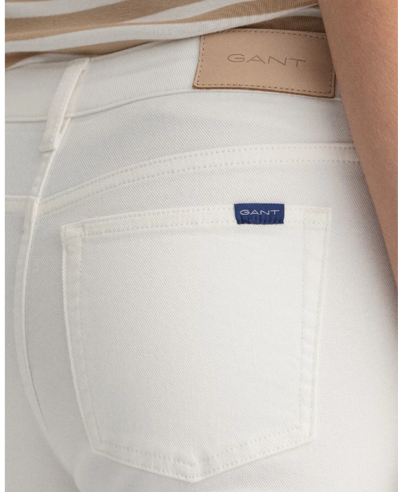 Παντελόνι γυναικείο Gant Farla White