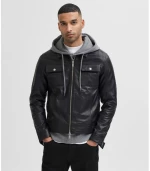 Jacket ανδρικό δερμάτινο Selected