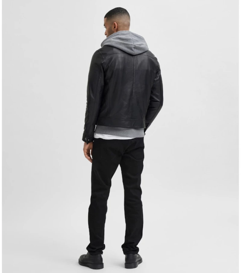 Jacket ανδρικό δερμάτινο Selected