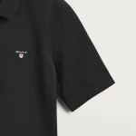 Polo γυναικείο μπλουζάκι Gant Black