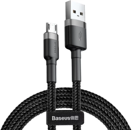 Baseus Cafule Cable USB For Micro 2A 3m Gray+Black CAMKLF-HG1
