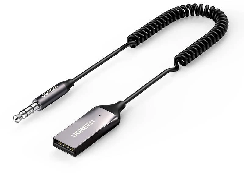 UGREEN CM309 Adapter audio Bluetooth 5.0 USB AUX space grey
